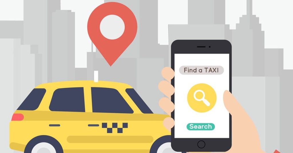 step by step guide how to book taxi online with app screenshots